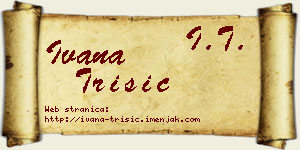 Ivana Trišić vizit kartica